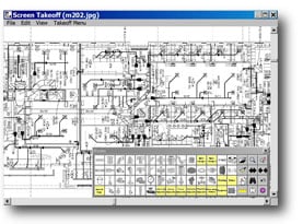 On-Screen Sheet Metal and Piping Estimating Takeoff